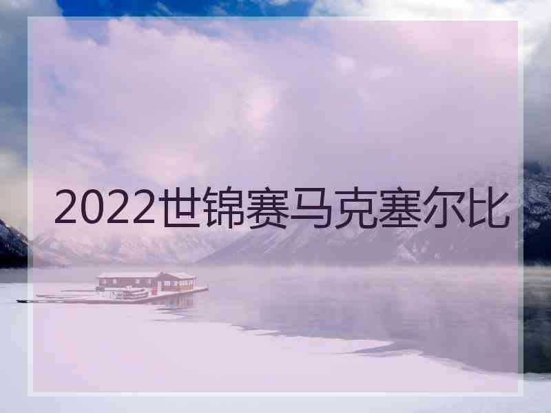 2022世锦赛马克塞尔比