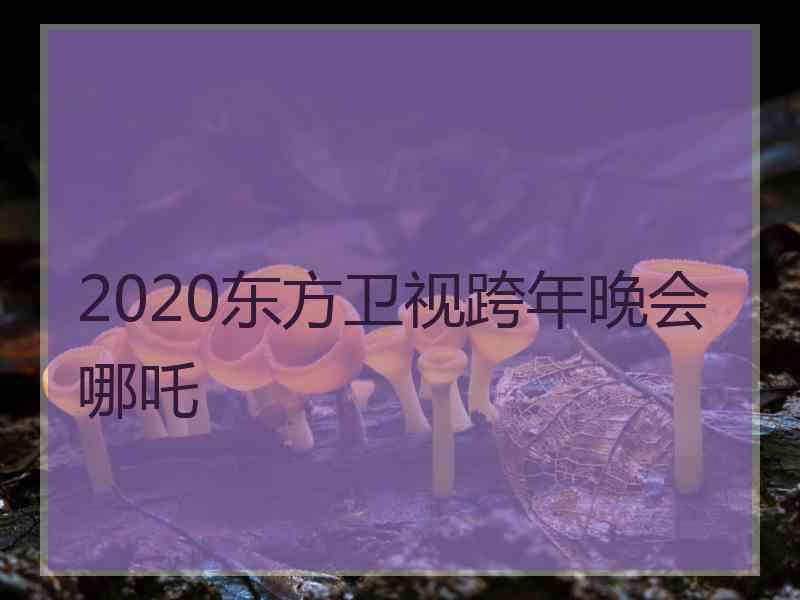 2020东方卫视跨年晚会哪吒