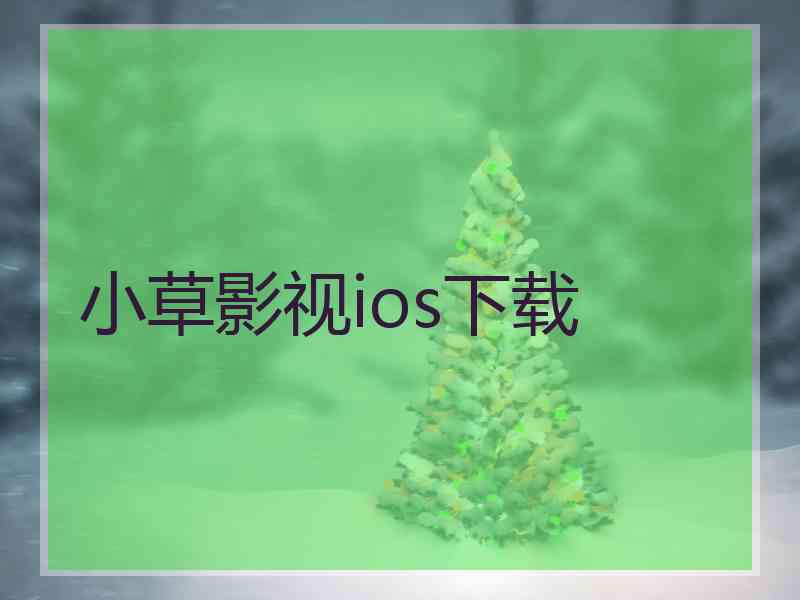 小草影视ios下载