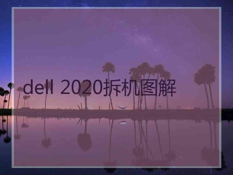 dell 2020拆机图解