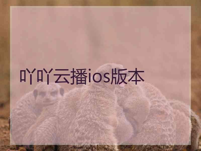 吖吖云播ios版本