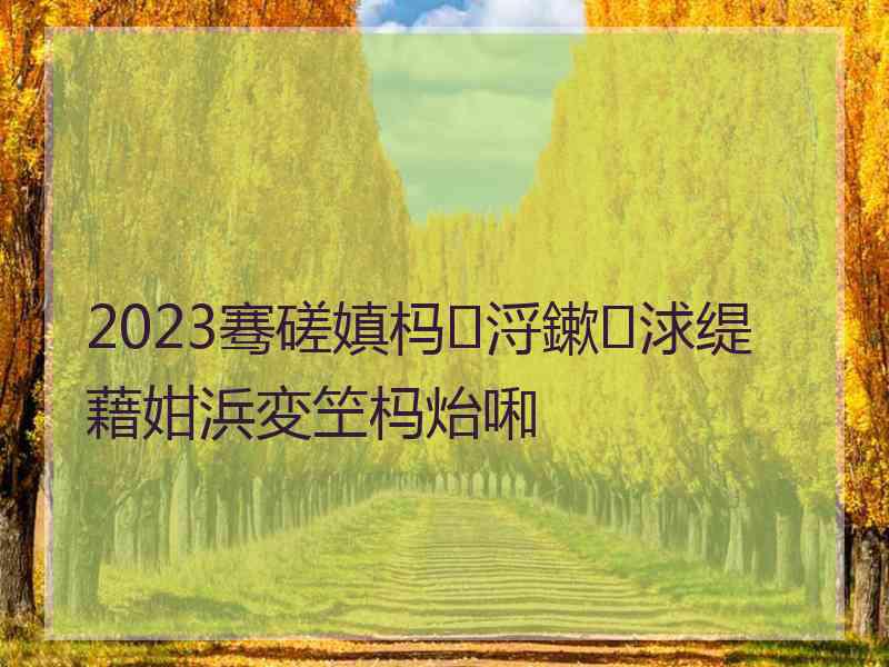 2023骞磋嫃杩浖鏉浗缇藉姏浜変笁杩炲啝