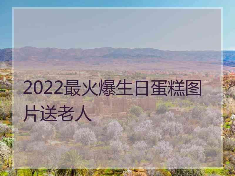 2022最火爆生日蛋糕图片送老人