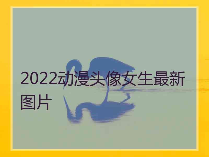 2022动漫头像女生最新图片