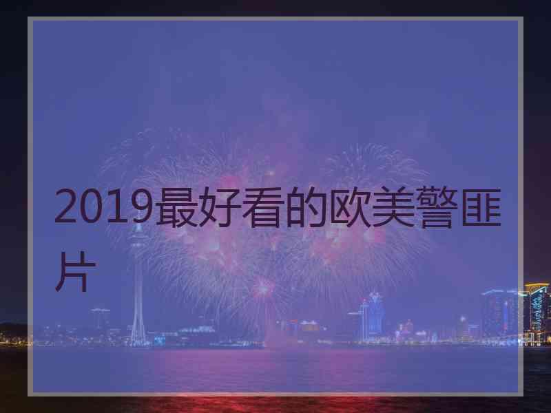 2019最好看的欧美警匪片