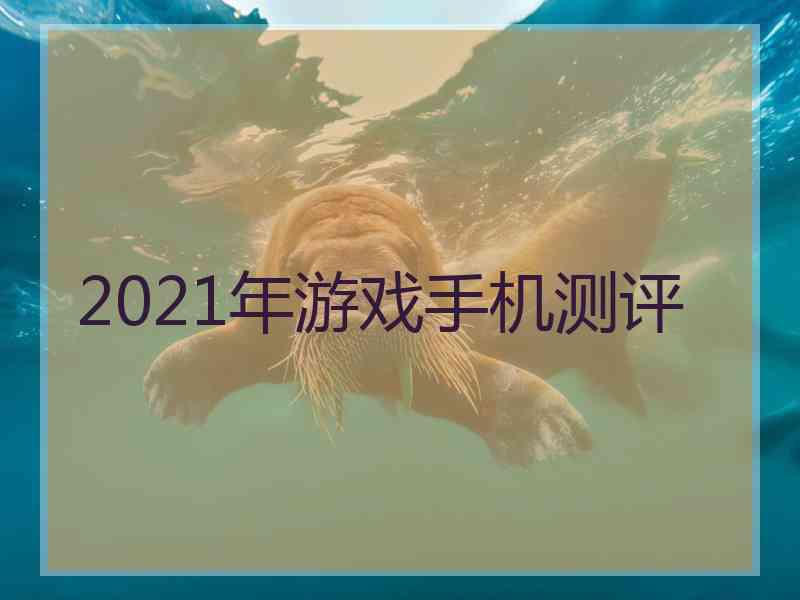 2021年游戏手机测评