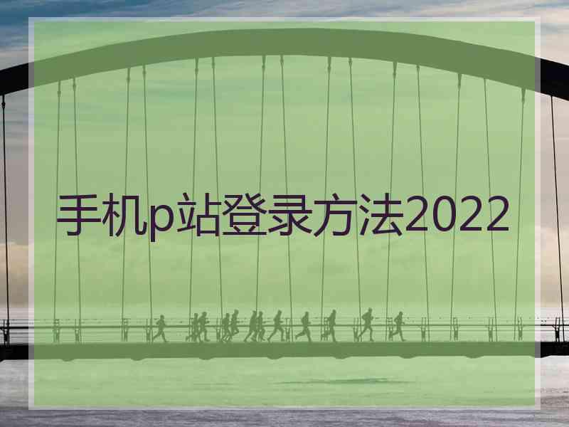 手机p站登录方法2022