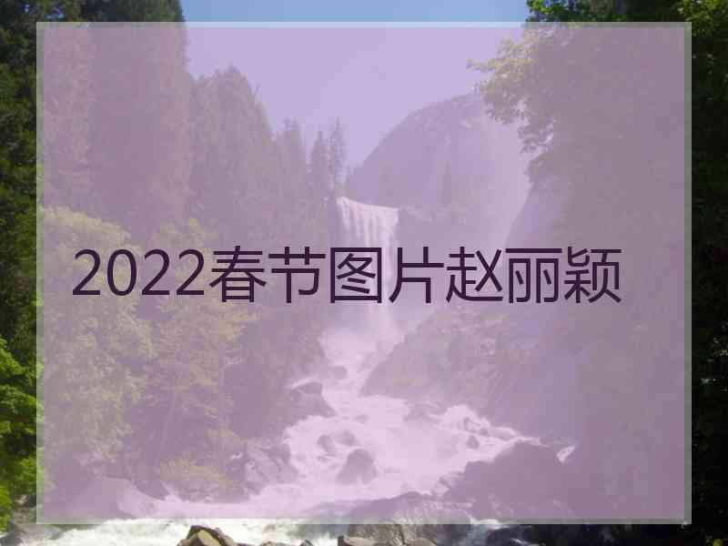 2022春节图片赵丽颖