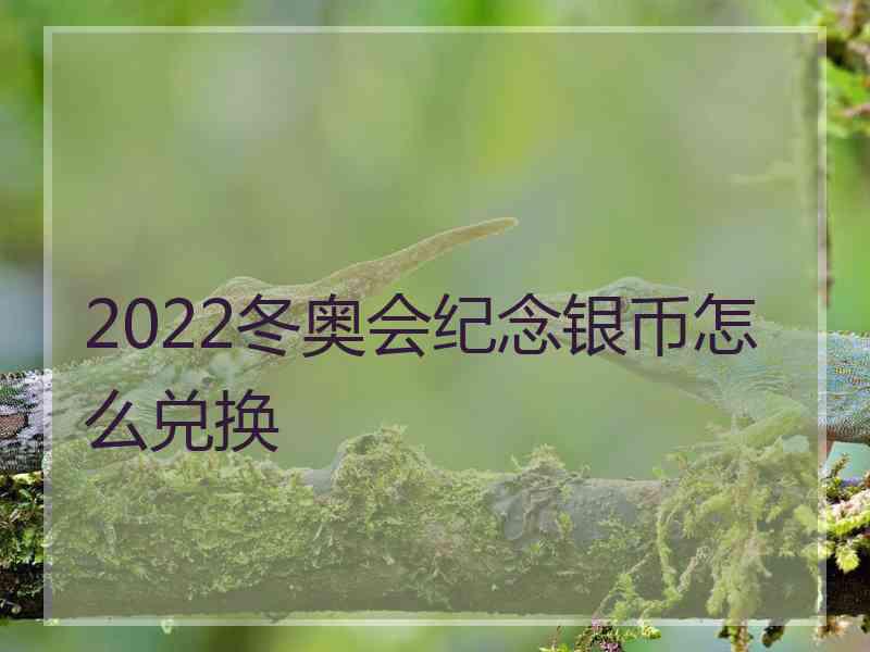 2022冬奥会纪念银币怎么兑换