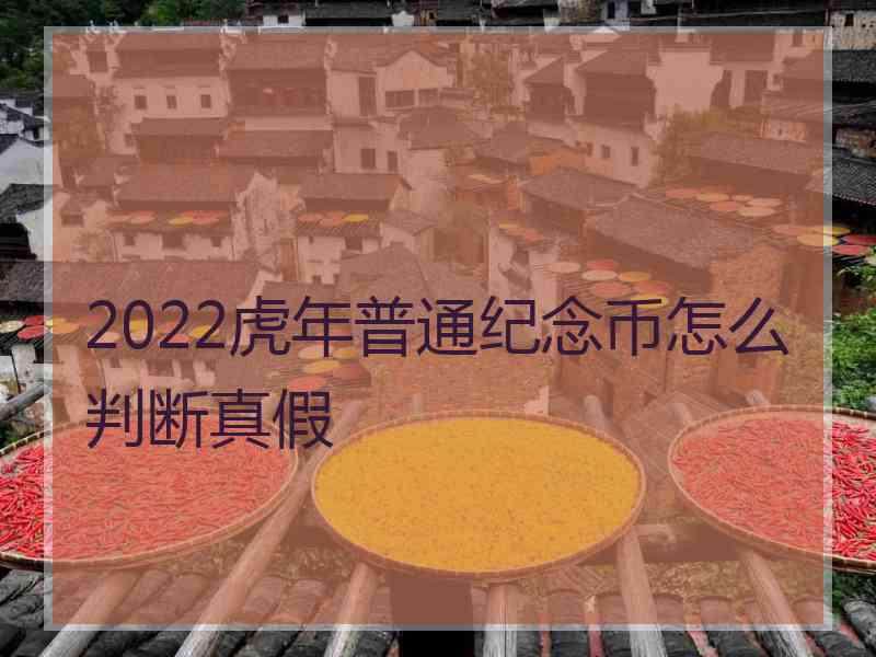 2022虎年普通纪念币怎么判断真假