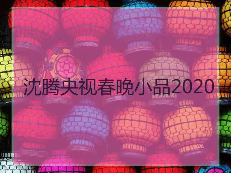 沈腾央视春晚小品2020