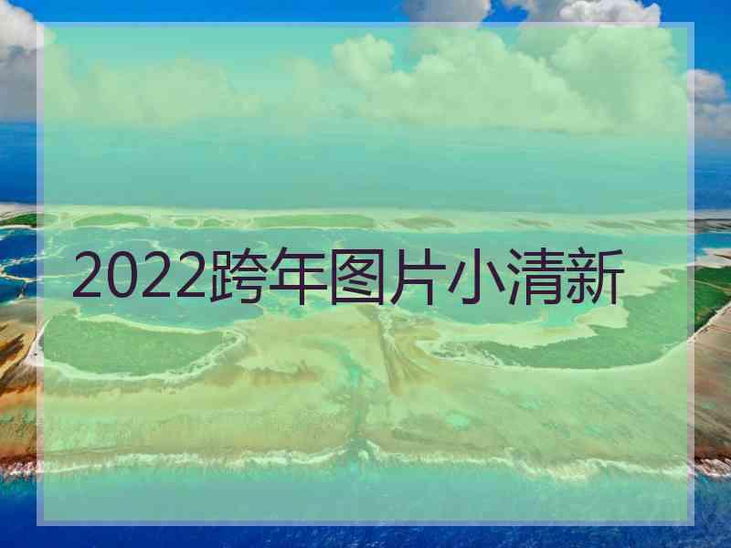 2022跨年图片小清新