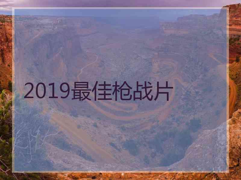 2019最佳枪战片