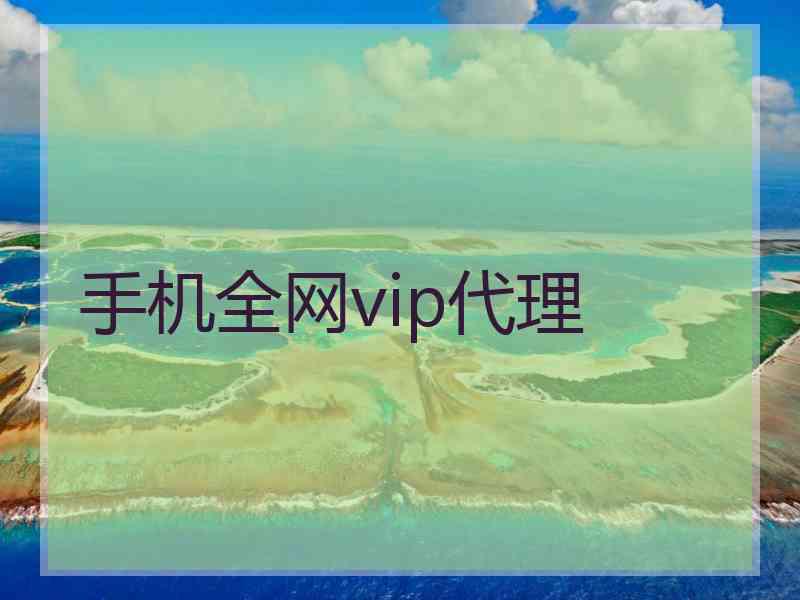 手机全网vip代理