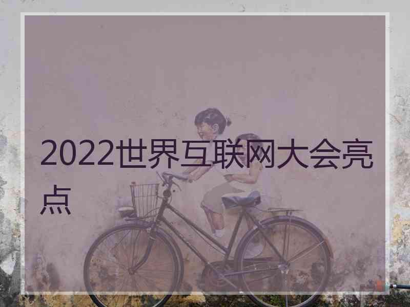 2022世界互联网大会亮点