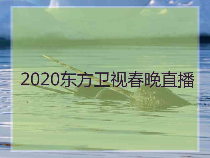 2020东方卫视春晚直播