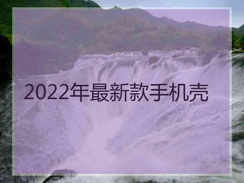 2022年最新款手机壳