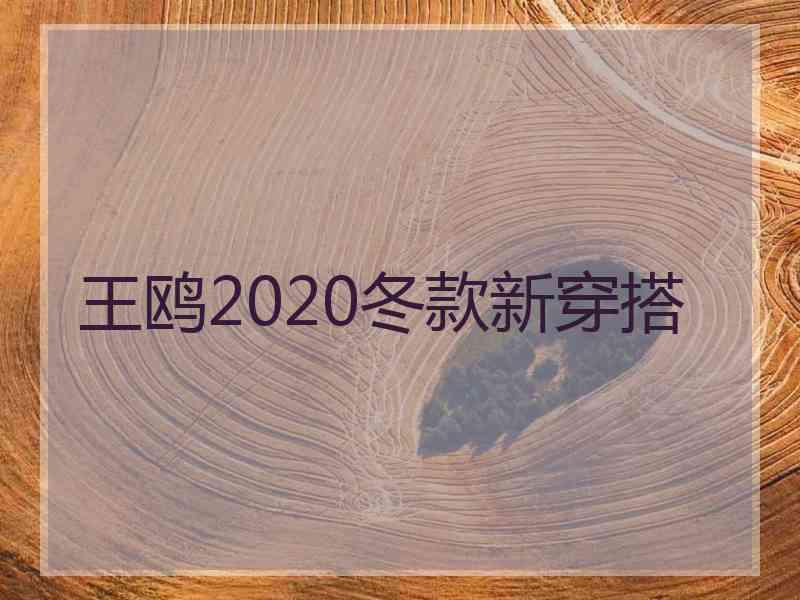 王鸥2020冬款新穿搭