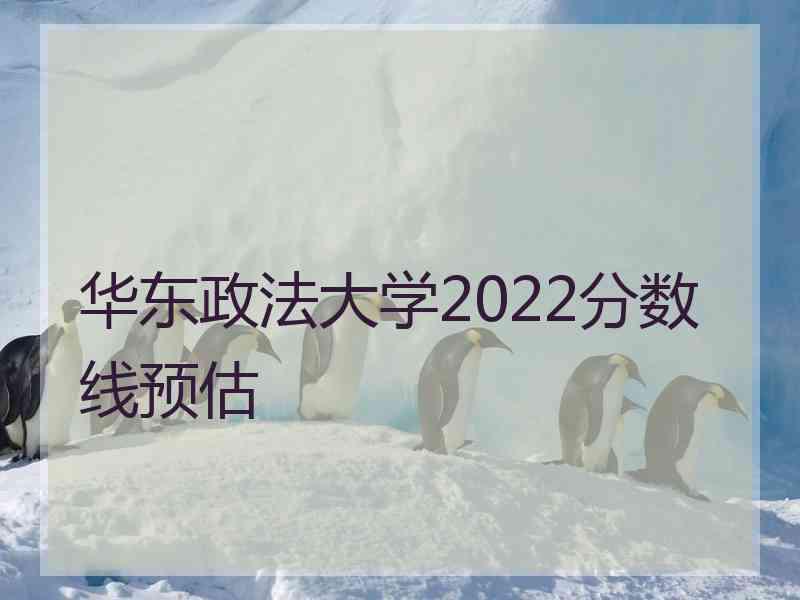 华东政法大学2022分数线预估