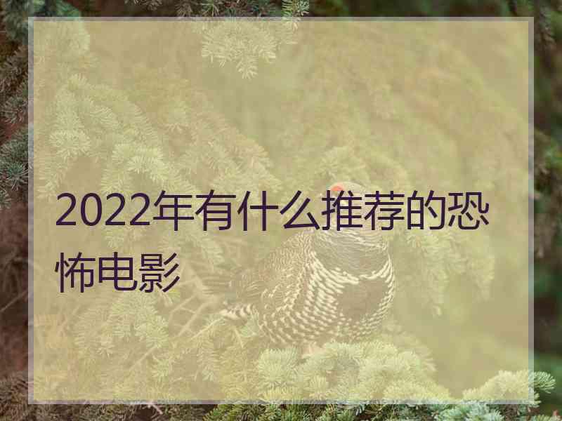 2022年有什么推荐的恐怖电影