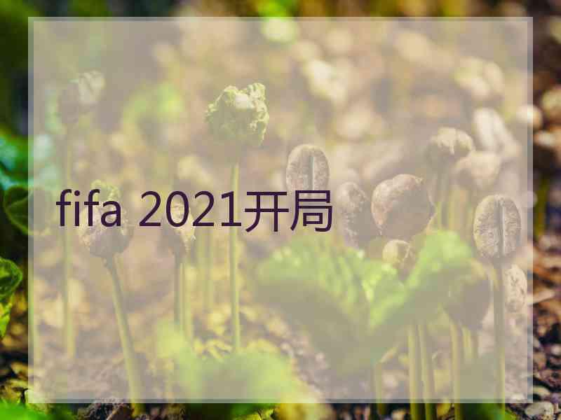 fifa 2021开局