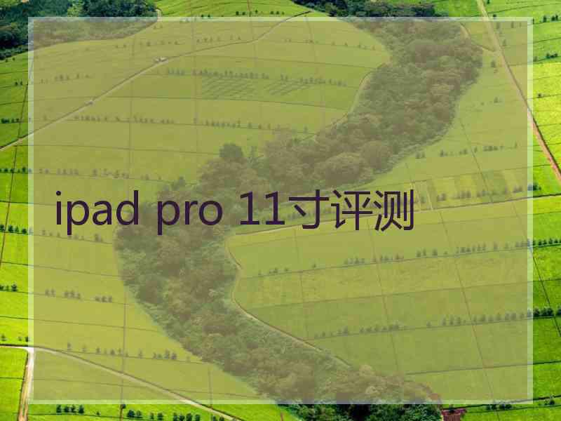 ipad pro 11寸评测