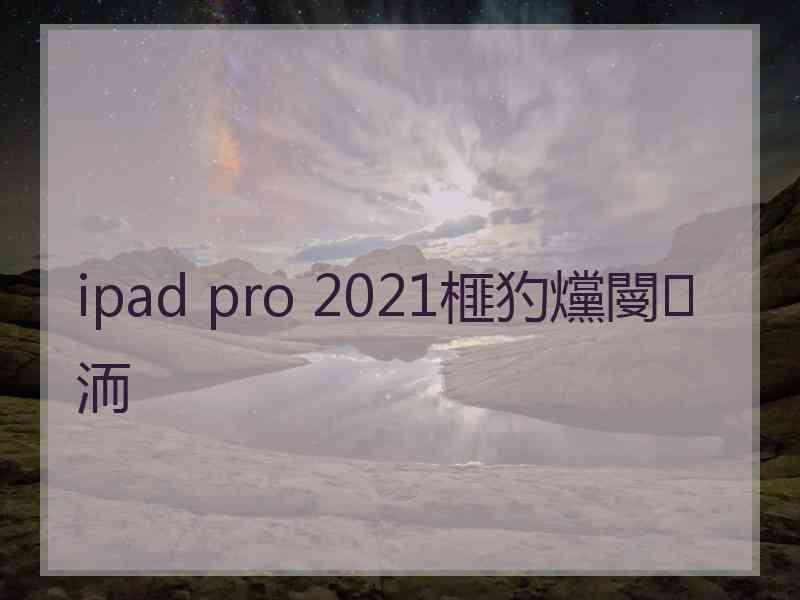 ipad pro 2021榧犳爣閿洏