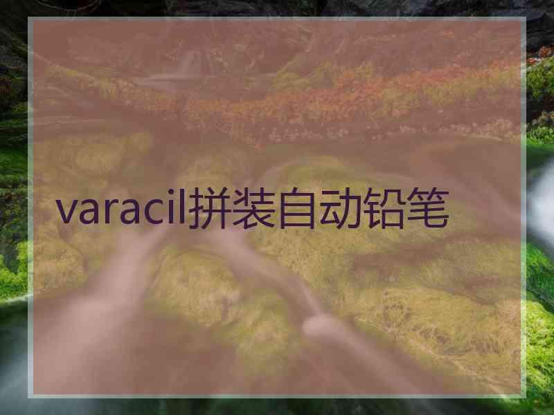 varacil拼装自动铅笔