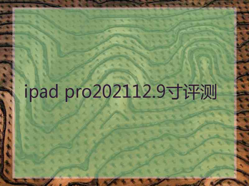 ipad pro202112.9寸评测