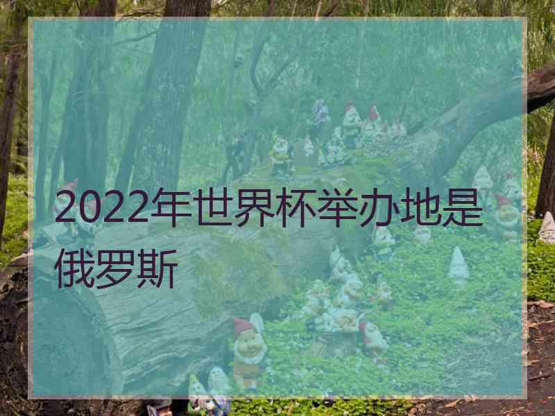 2022年世界杯举办地是俄罗斯