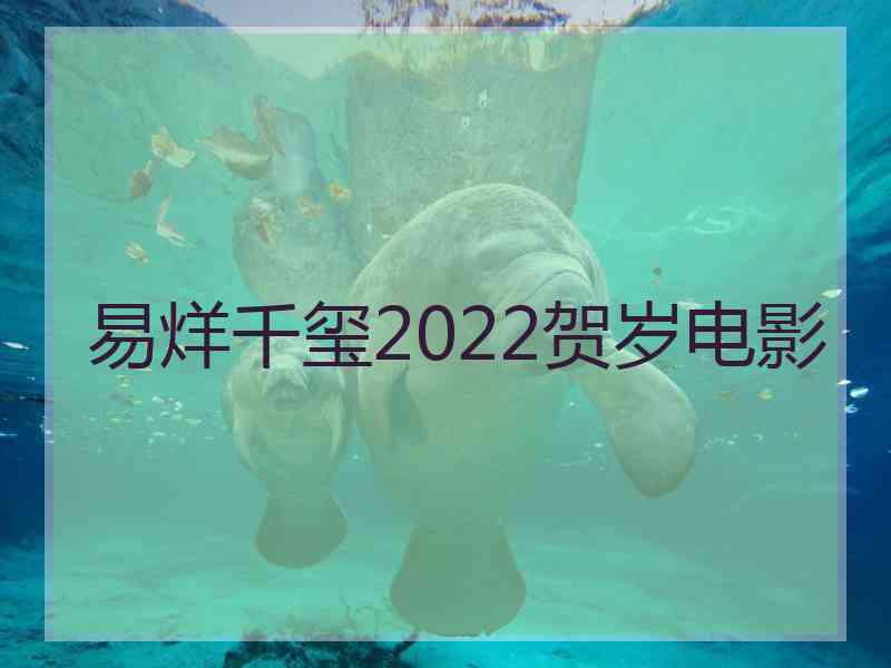 易烊千玺2022贺岁电影