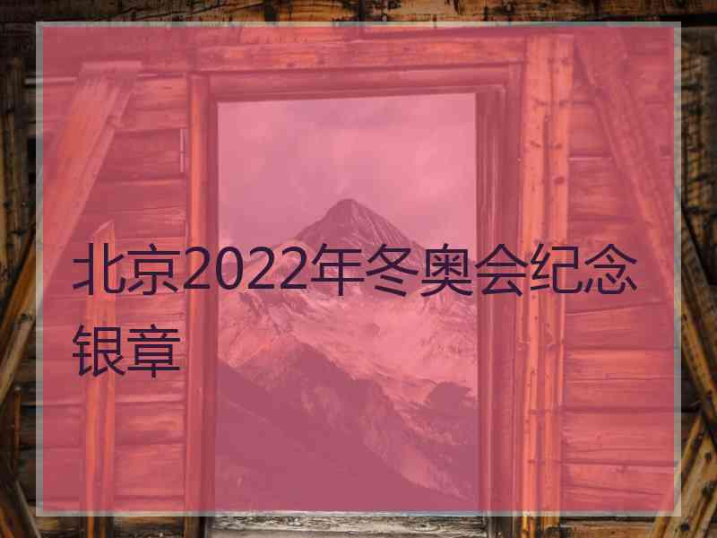 北京2022年冬奥会纪念银章