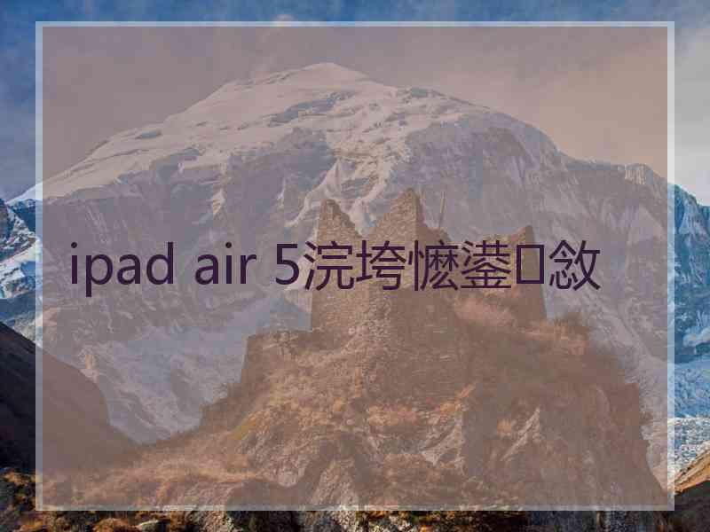 ipad air 5浣垮懡鍙敜