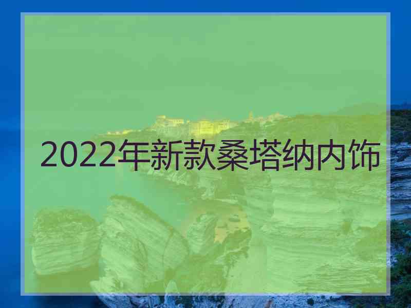 2022年新款桑塔纳内饰