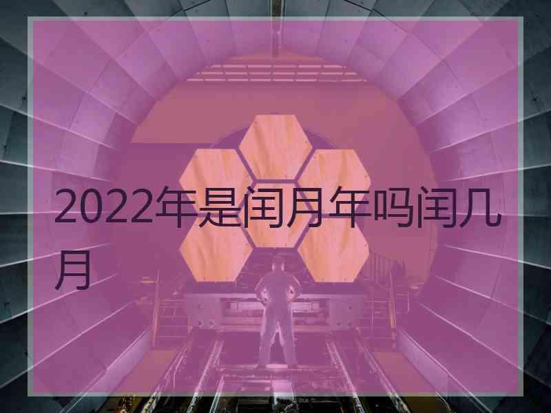 2022年是闰月年吗闰几月