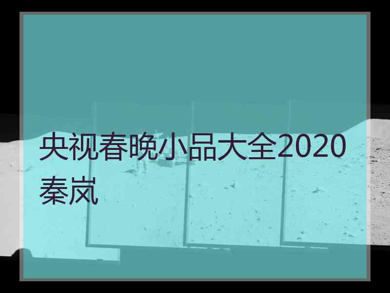 央视春晚小品大全2020秦岚