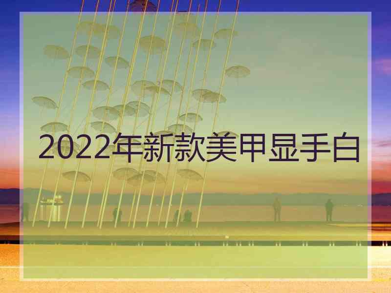 2022年新款美甲显手白