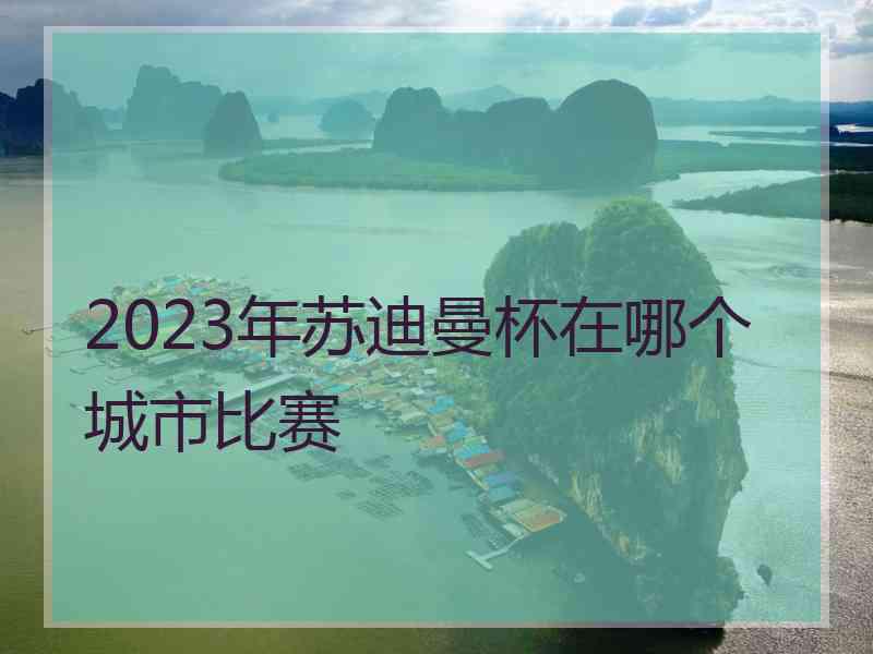 2023年苏迪曼杯在哪个城市比赛