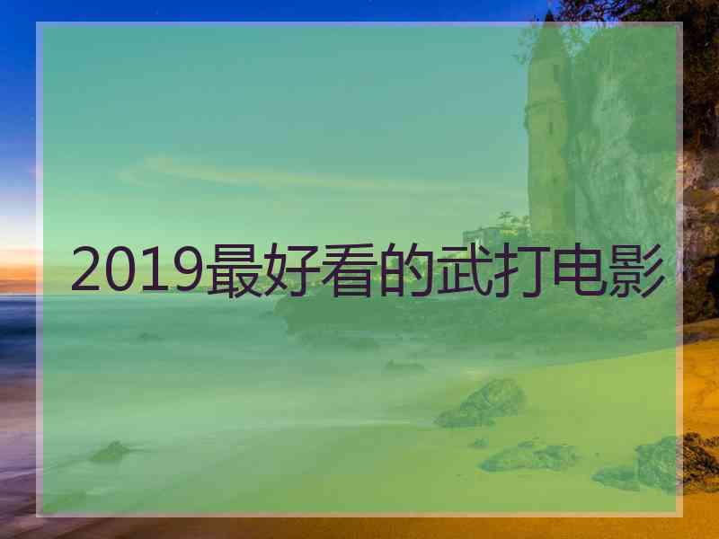 2019最好看的武打电影