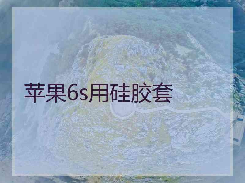 苹果6s用硅胶套