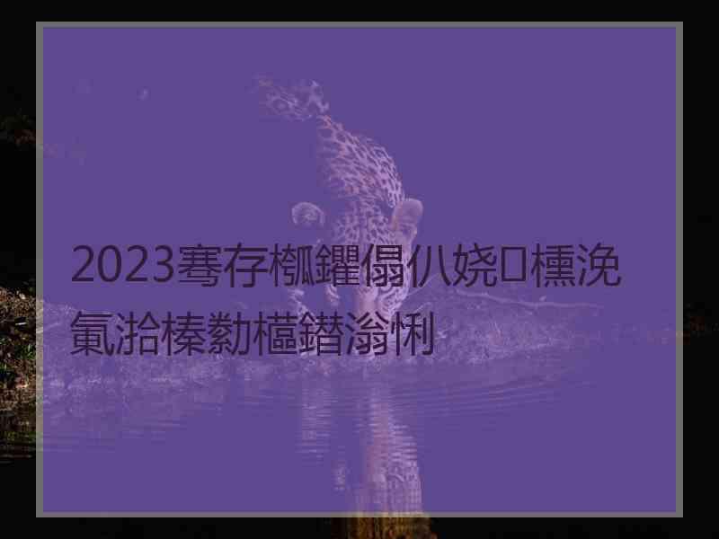 2023骞存槬鑺傝仈娆㈡櫄浼氭湁榛勬櫙鐟滃悧