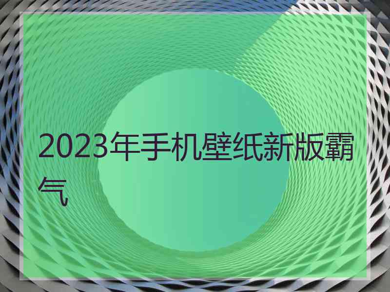 2023年手机壁纸新版霸气