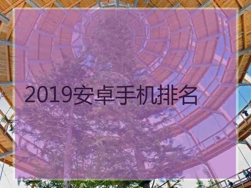 2019安卓手机排名