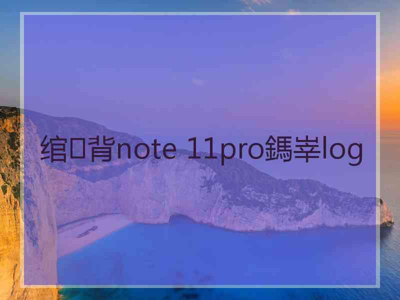 绾㈢背note 11pro鎷峷log