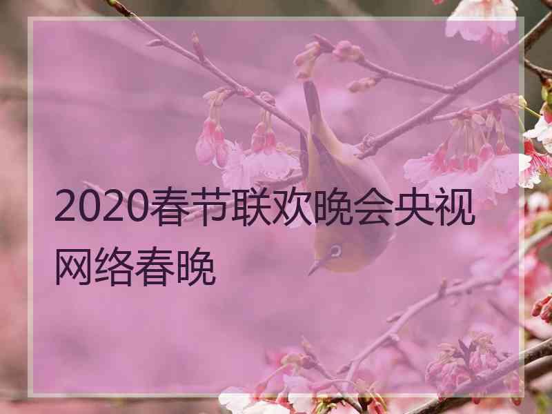 2020春节联欢晚会央视网络春晚