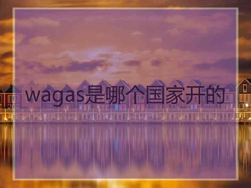 wagas是哪个国家开的