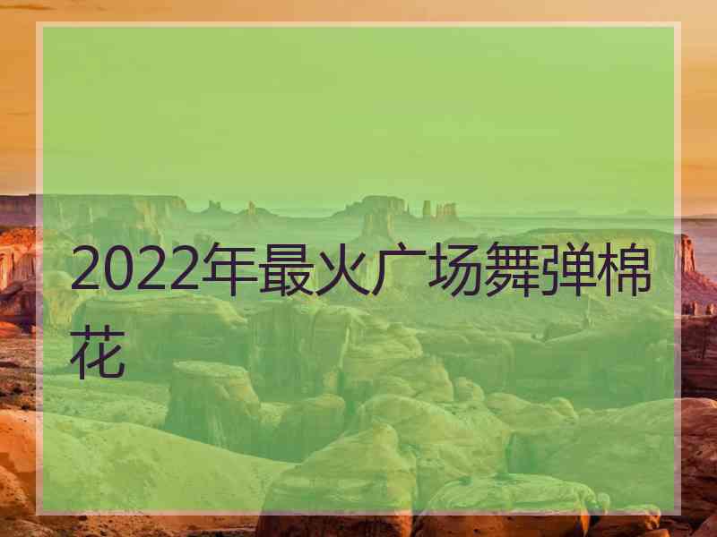 2022年最火广场舞弹棉花