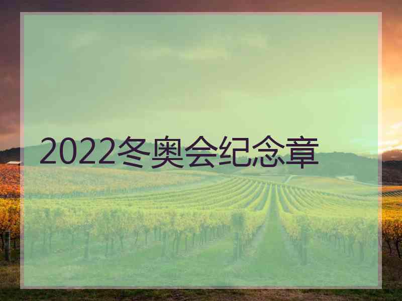 2022冬奥会纪念章