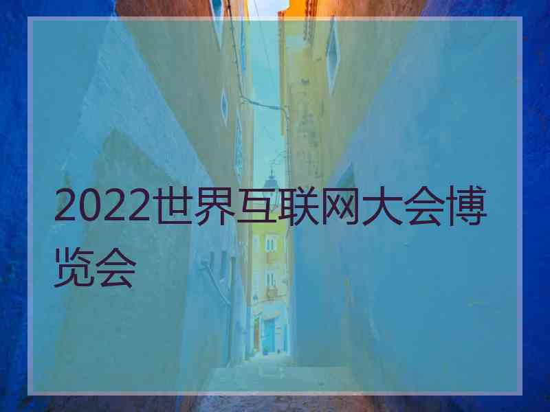 2022世界互联网大会博览会