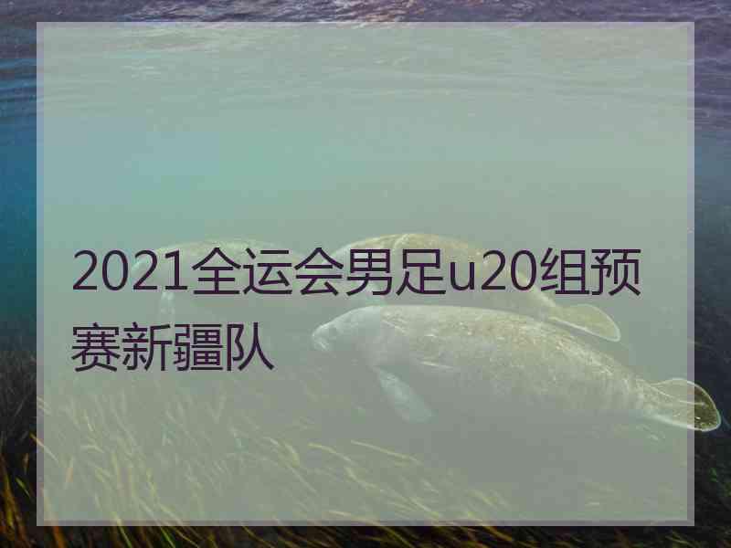 2021全运会男足u20组预赛新疆队